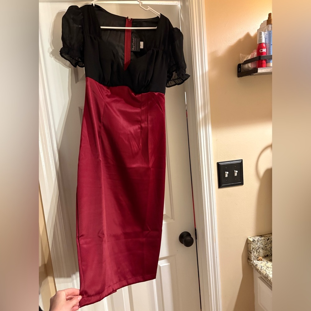 Pinup Couture Black and Red Dress